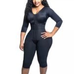 Full body shaper with arm compression knee length - Image 2
