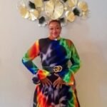 Bell sleeve skirt and top